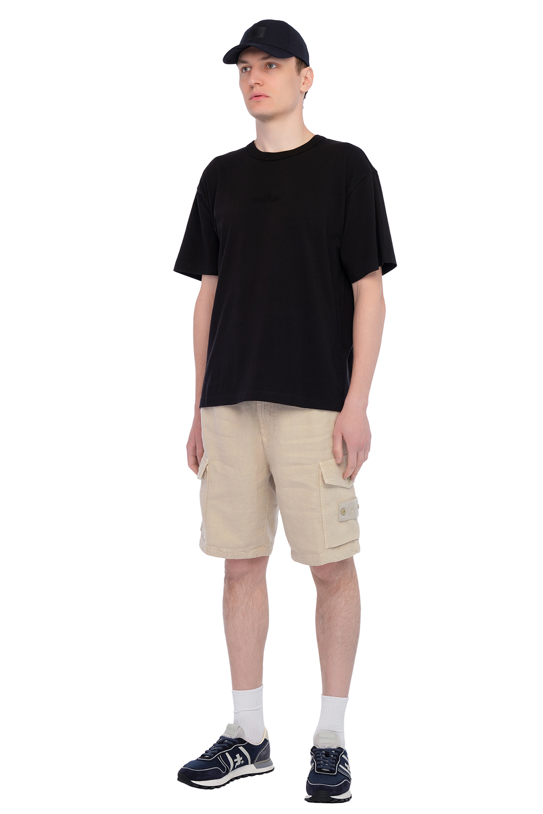 Футболка з логотипом STONE ISLAND STm15031