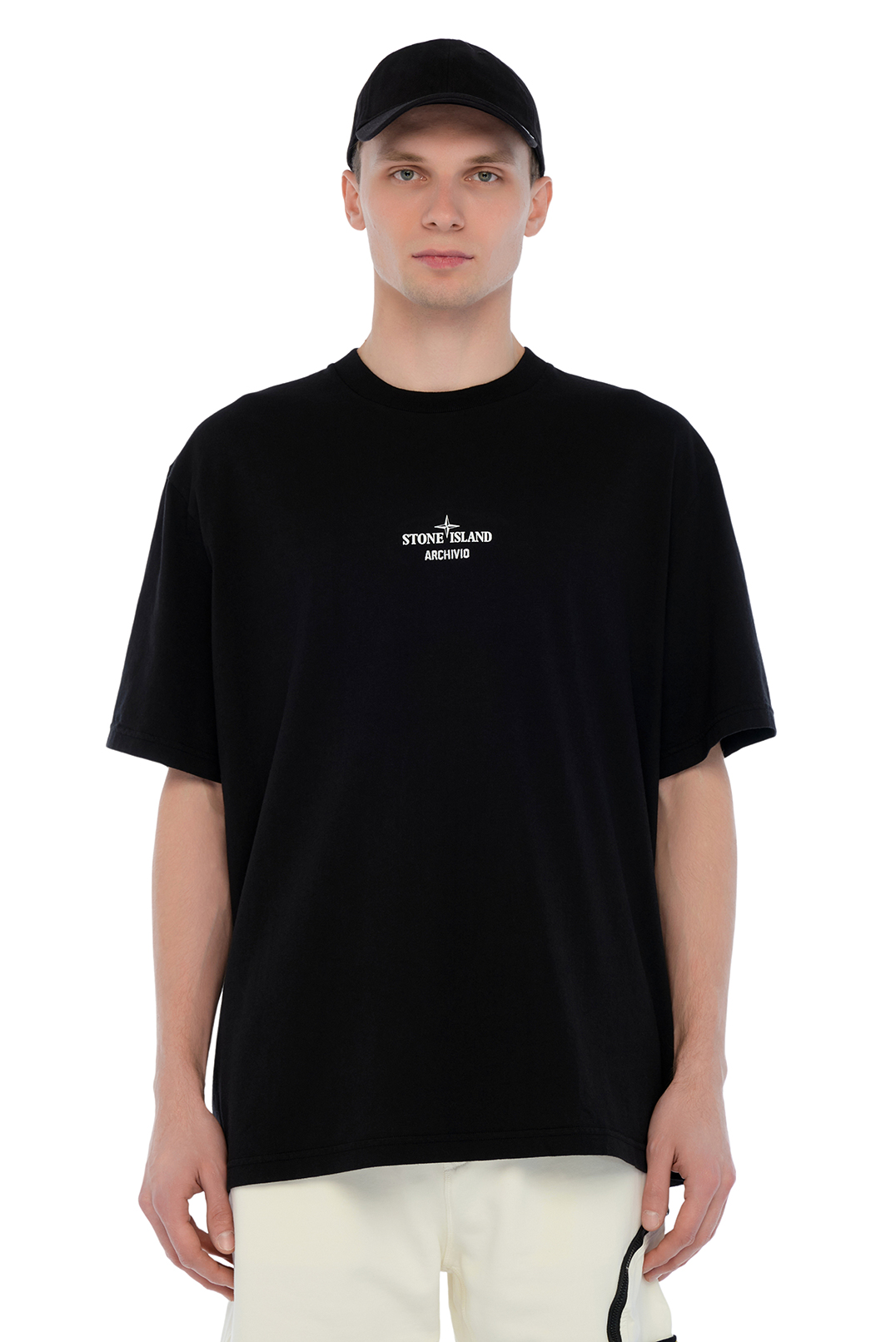 Футболка з принтом STONE ISLAND STm15040