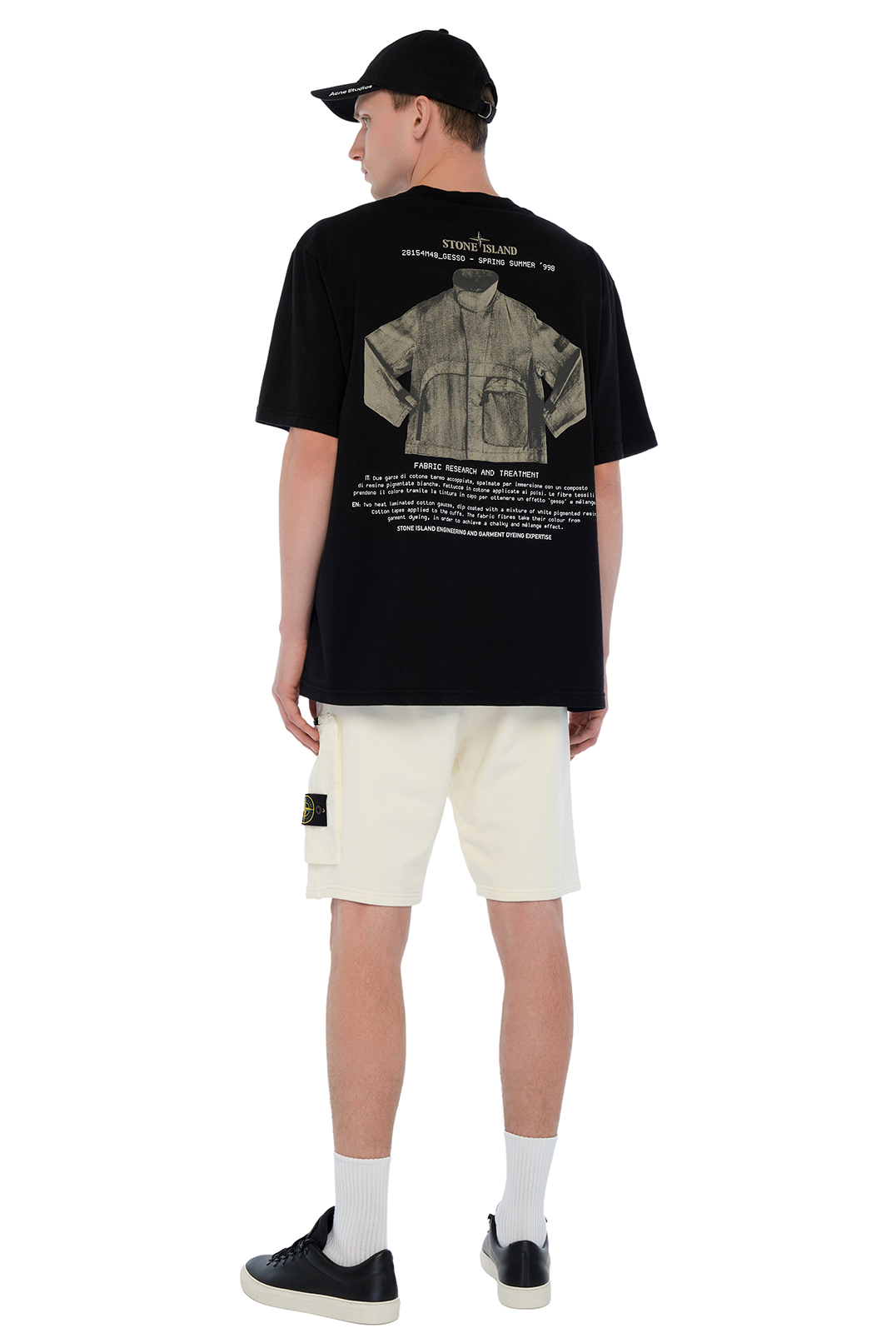 Футболка з принтом STONE ISLAND STm15040