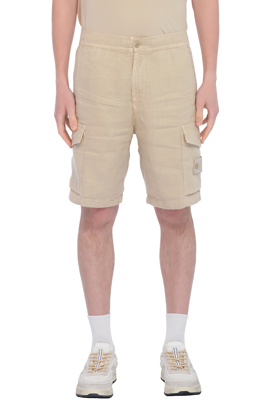 Лляні шорти Ghost STONE ISLAND STm15076