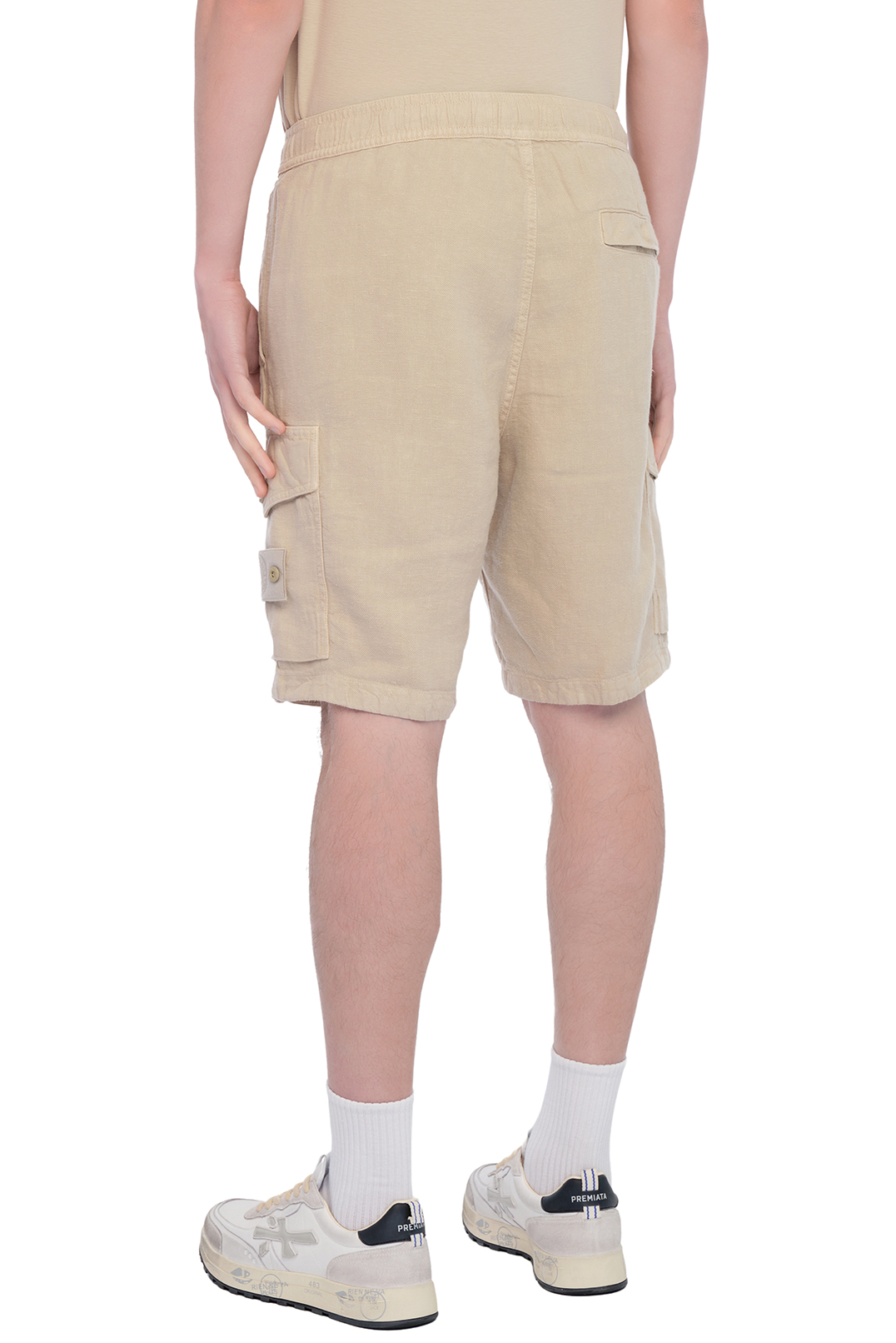 Лляні шорти Ghost STONE ISLAND STm15076