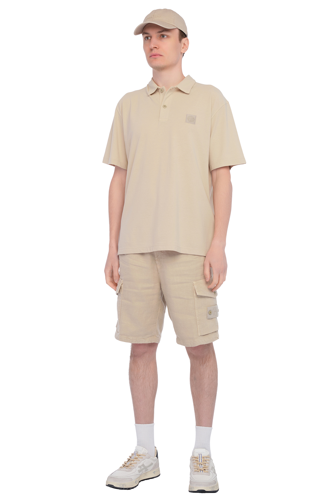Лляні шорти Ghost STONE ISLAND STm15076