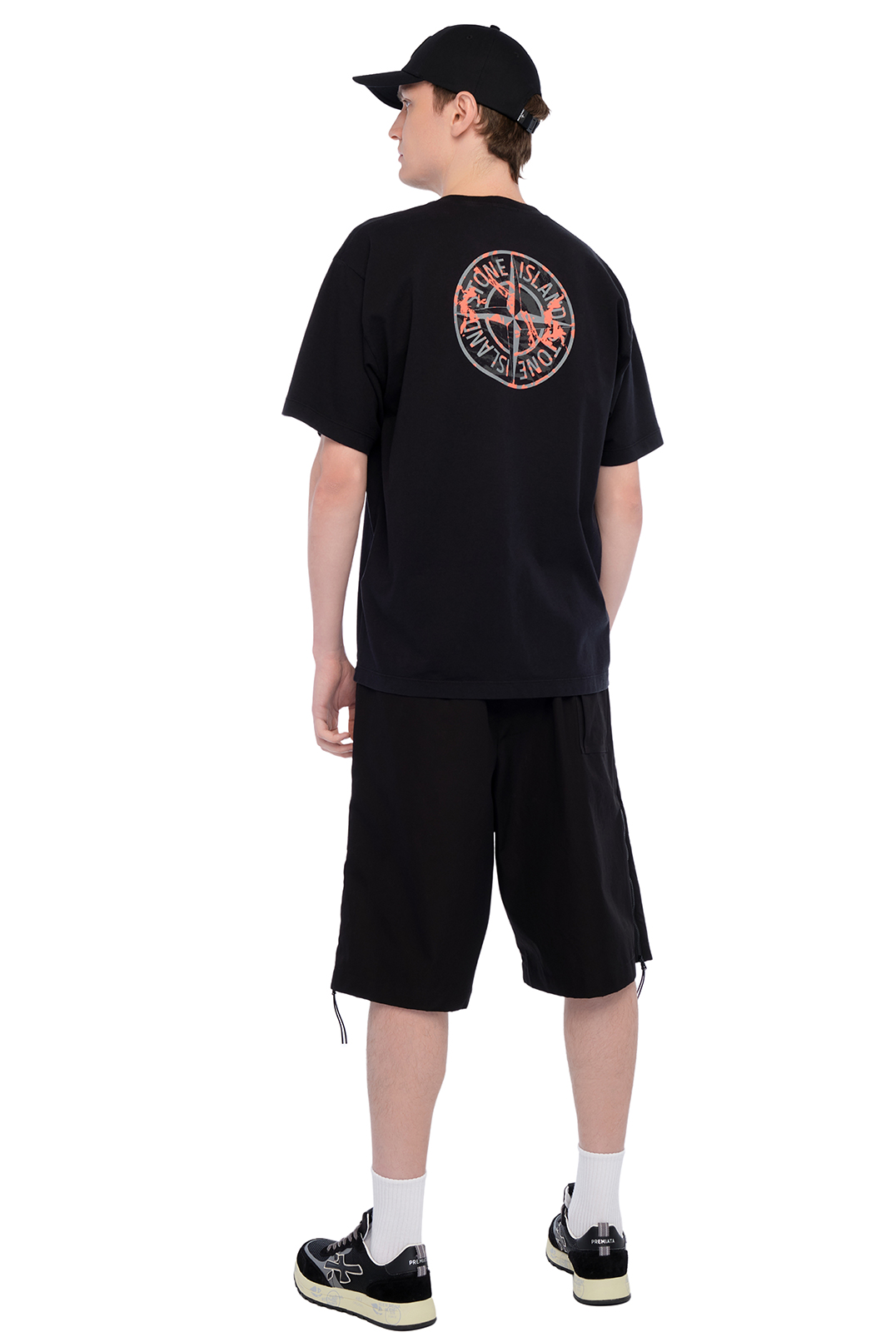 Футболка з принтом STONE ISLAND STm15083
