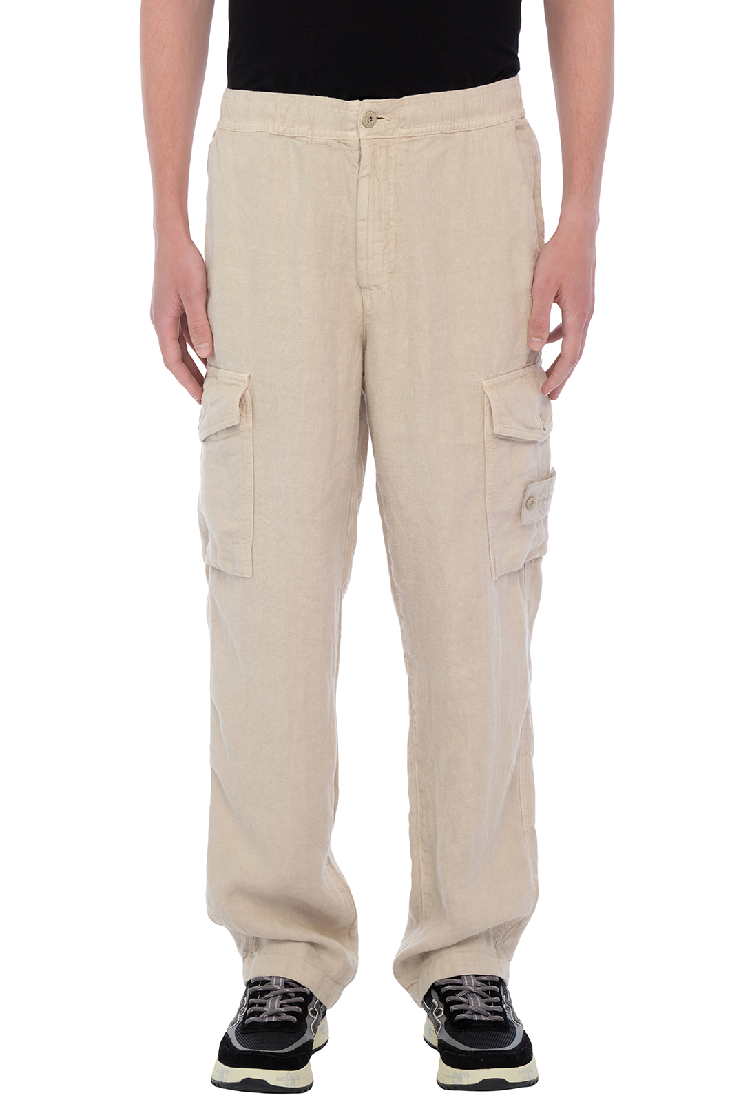 Лляні брюки Ghost STONE ISLAND STm15084