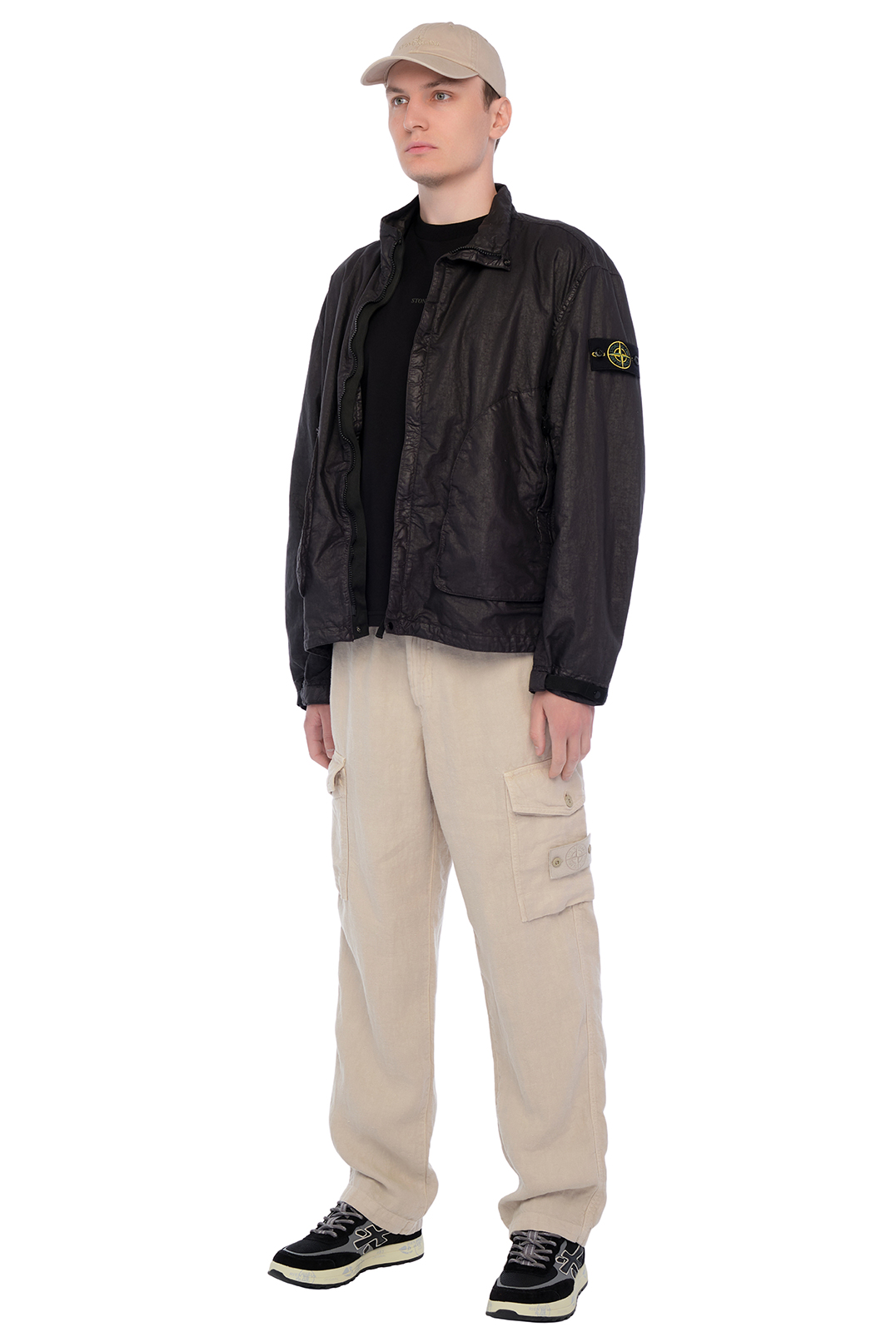 Лляні брюки Ghost STONE ISLAND STm15084