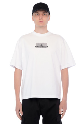 STONE ISLAND Футболка з принтом