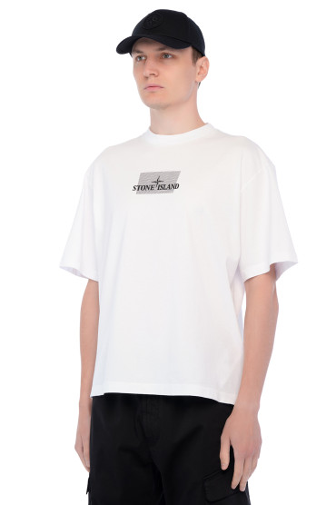 Футболка з принтом STONE ISLAND STm15085