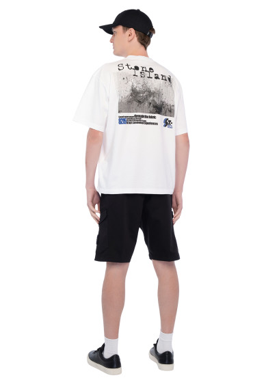 Футболка з принтом STONE ISLAND STm15085