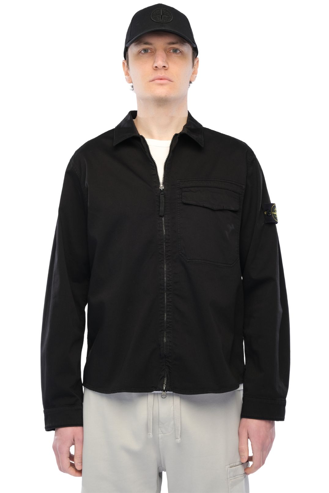 Сорочка на блискавці STONE ISLAND STm16004