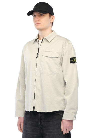 Купить оригинал Сорочка на блискавці STm16005 от бренда STONE ISLAND Сорочка на блискавці STONE ISLAND STm16005