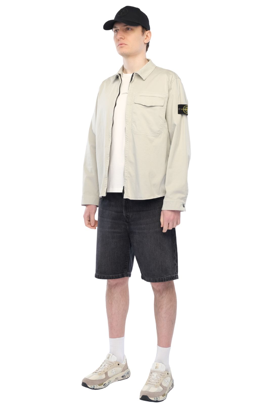 Сорочка на блискавці STONE ISLAND STm16005