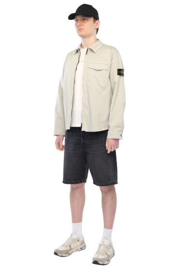 Купить оригинал Сорочка на блискавці STm16005 от бренда STONE ISLAND Сорочка на блискавці STONE ISLAND STm16005