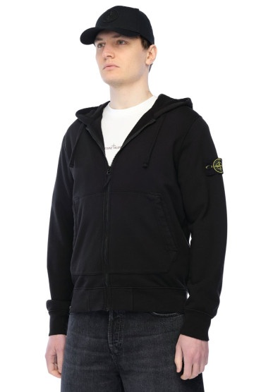 Купить оригинал Худі на блискавці STm16055 от бренда STONE ISLAND Худі на блискавці STONE ISLAND STm16055
