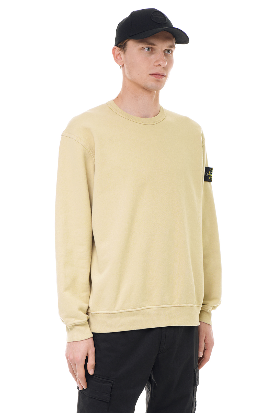 Світшот з логотипом STONE ISLAND STm22025
