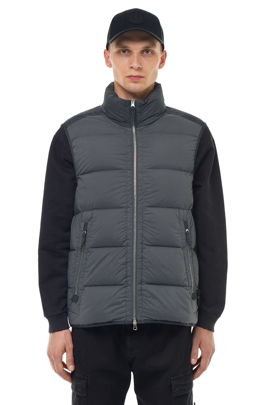 Стьобаний пуховий жилет STONE ISLAND STm23003