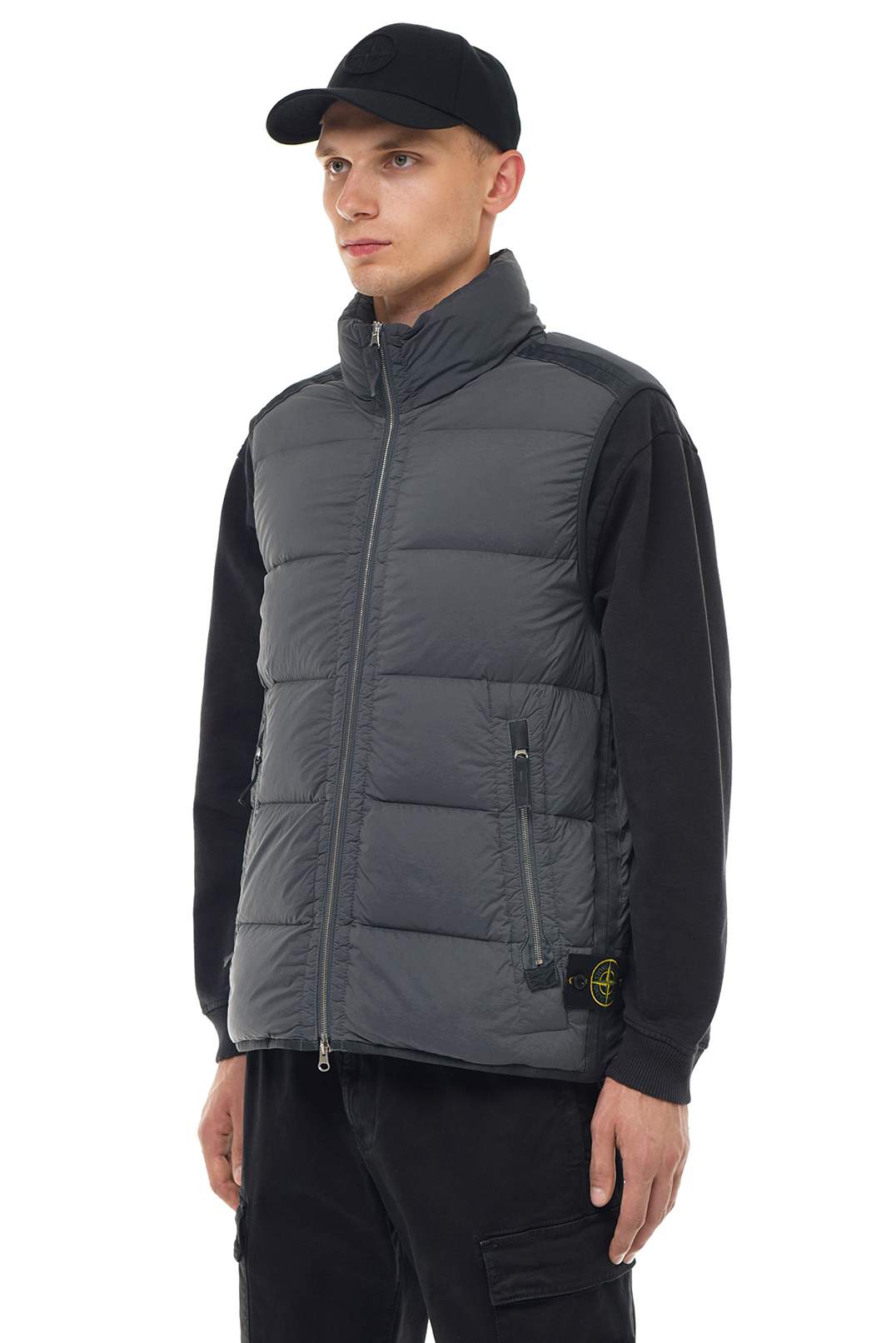 Стьобаний пуховий жилет STONE ISLAND STm23003