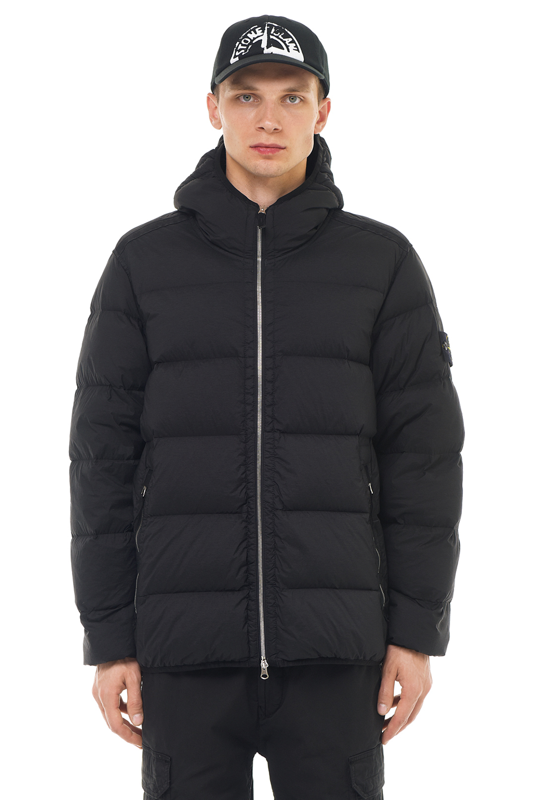 Пуховик з капюшоном STONE ISLAND STm23005