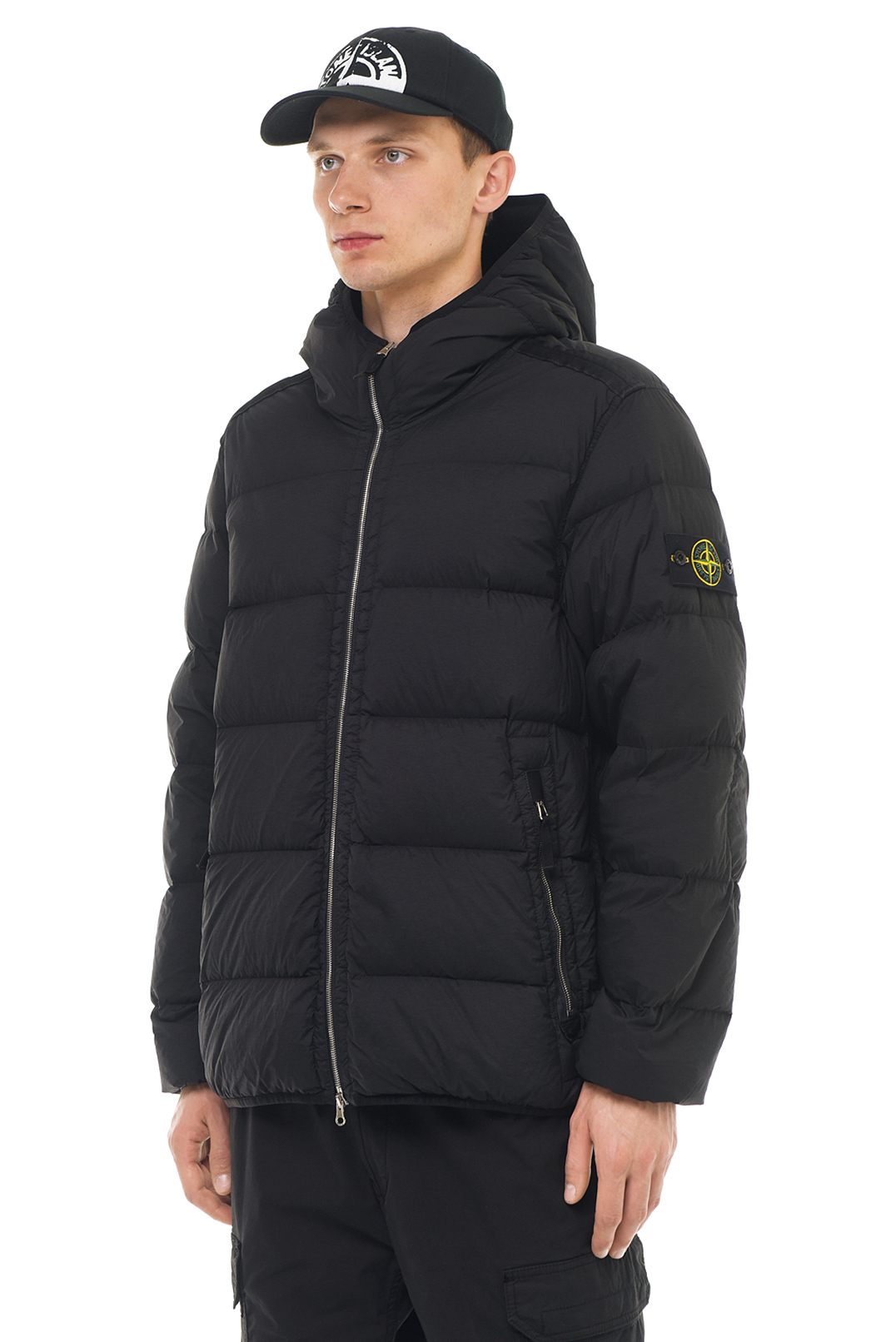 Пуховик з капюшоном STONE ISLAND STm23005