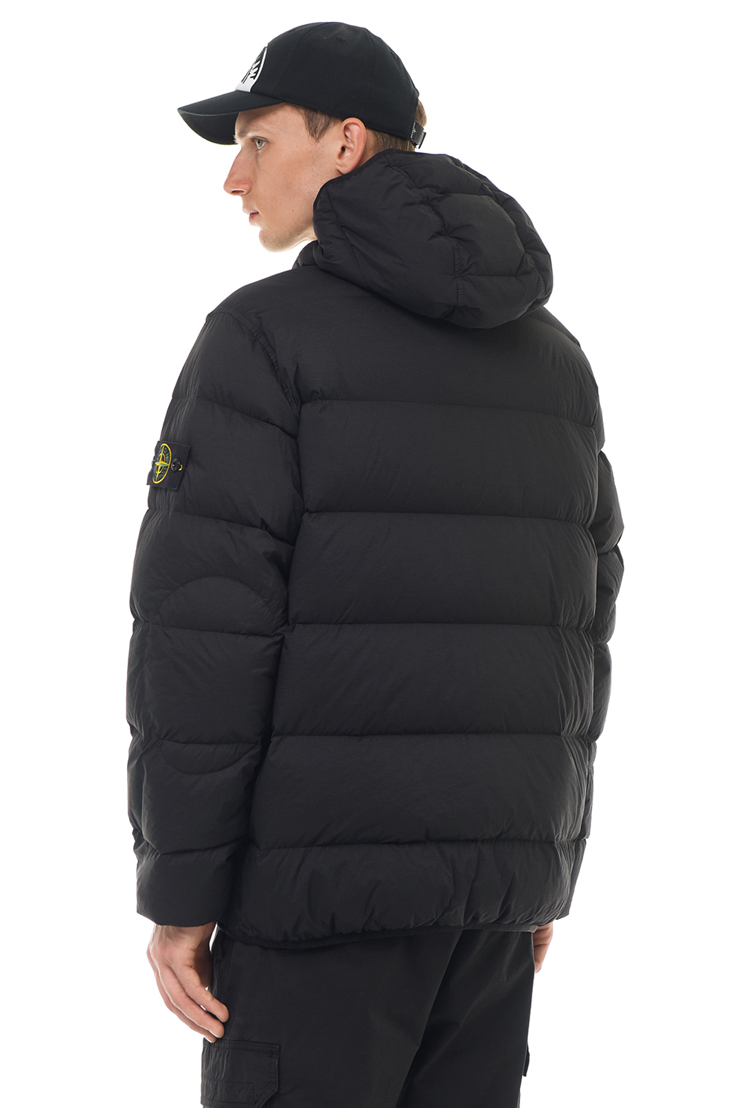 Пуховик з капюшоном STONE ISLAND STm23005