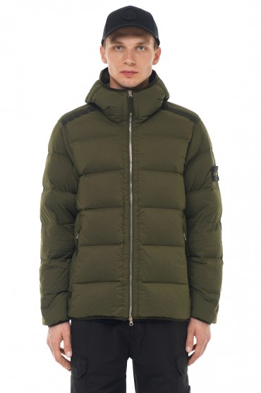 Пуховик з капюшоном STONE ISLAND STm23006