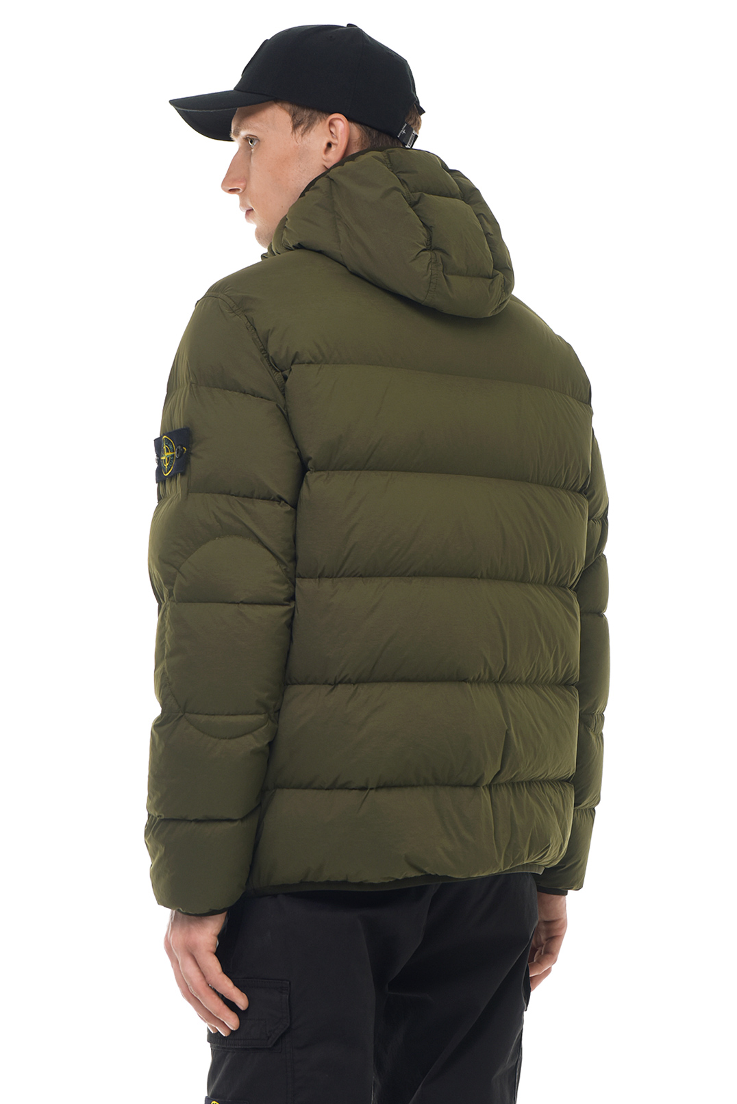 Пуховик з капюшоном STONE ISLAND STm23006