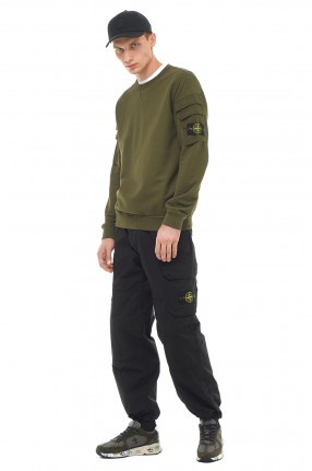 STONE ISLAND Світшот з накладними кишенями