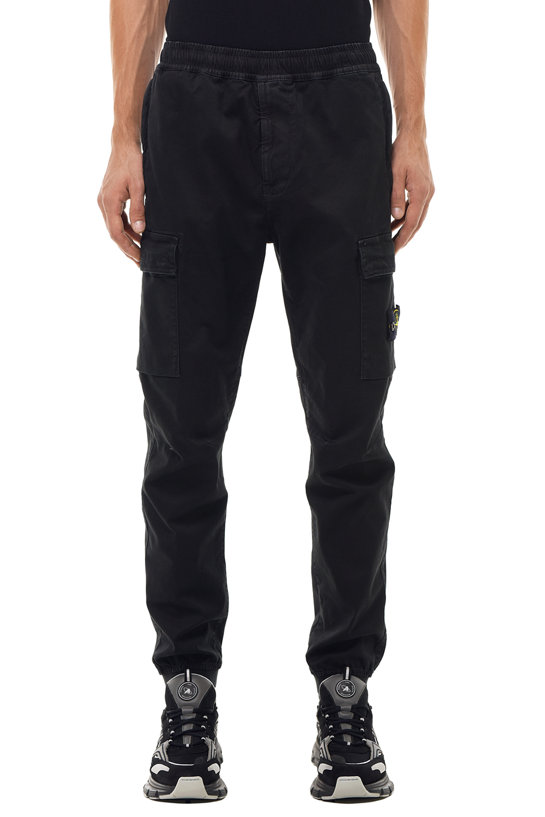 Брюки карго з еластичним поясом STONE ISLAND STm23022