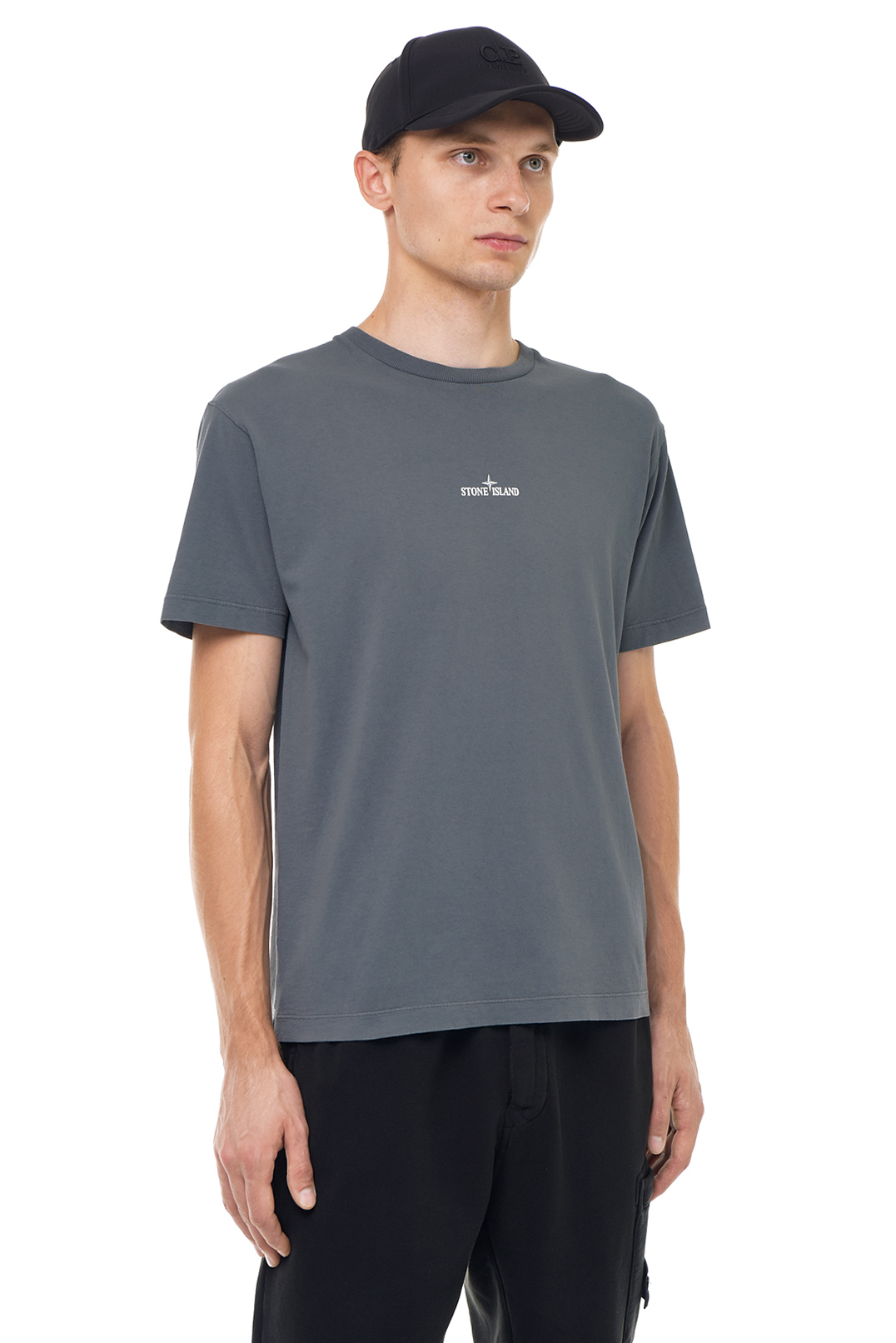 Футболка з логотипом STONE ISLAND STm23028