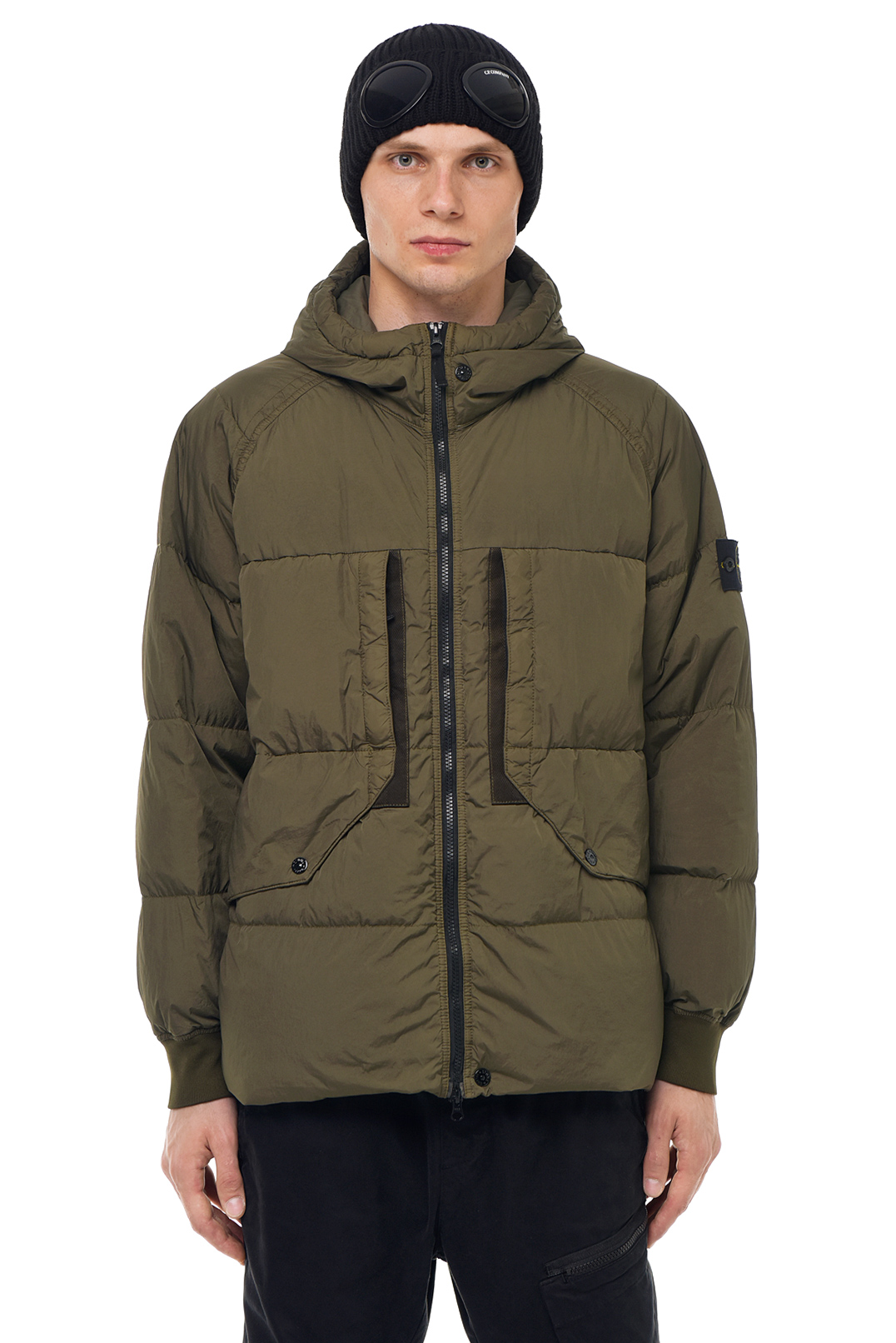 Пуховик з капюшоном STONE ISLAND STm23035