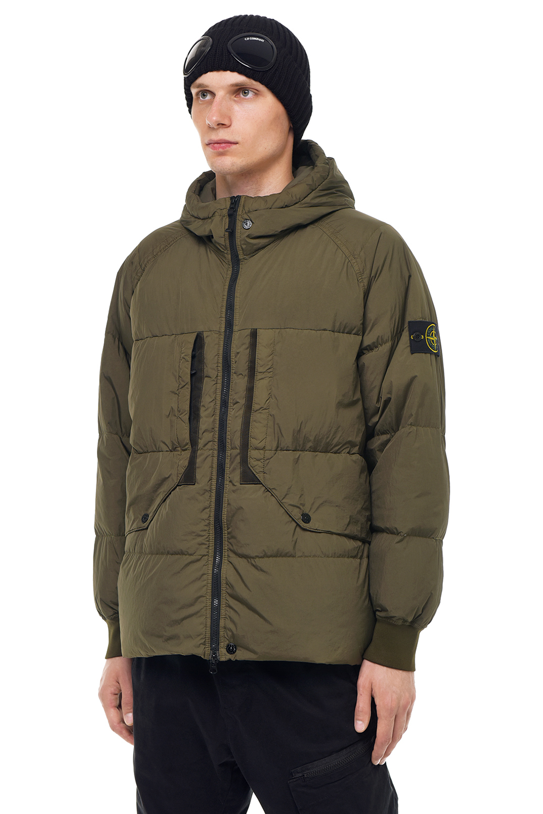 Пуховик з капюшоном STONE ISLAND STm23035