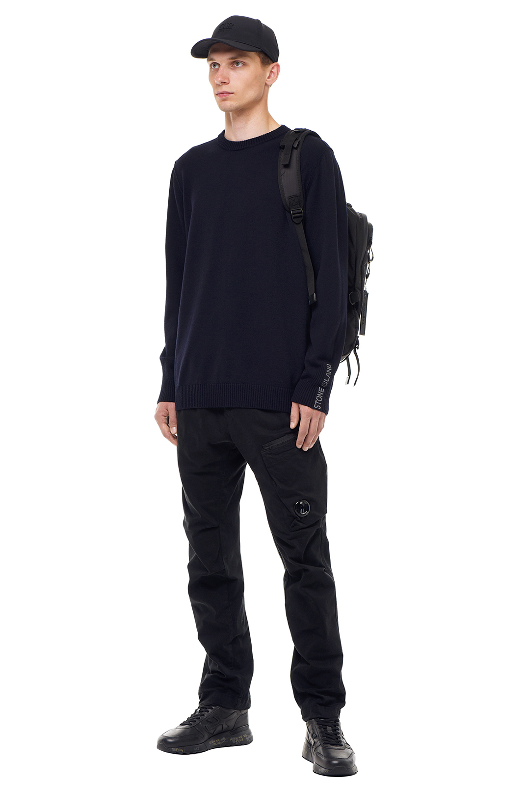 Светр з логотипом STONE ISLAND STm23036