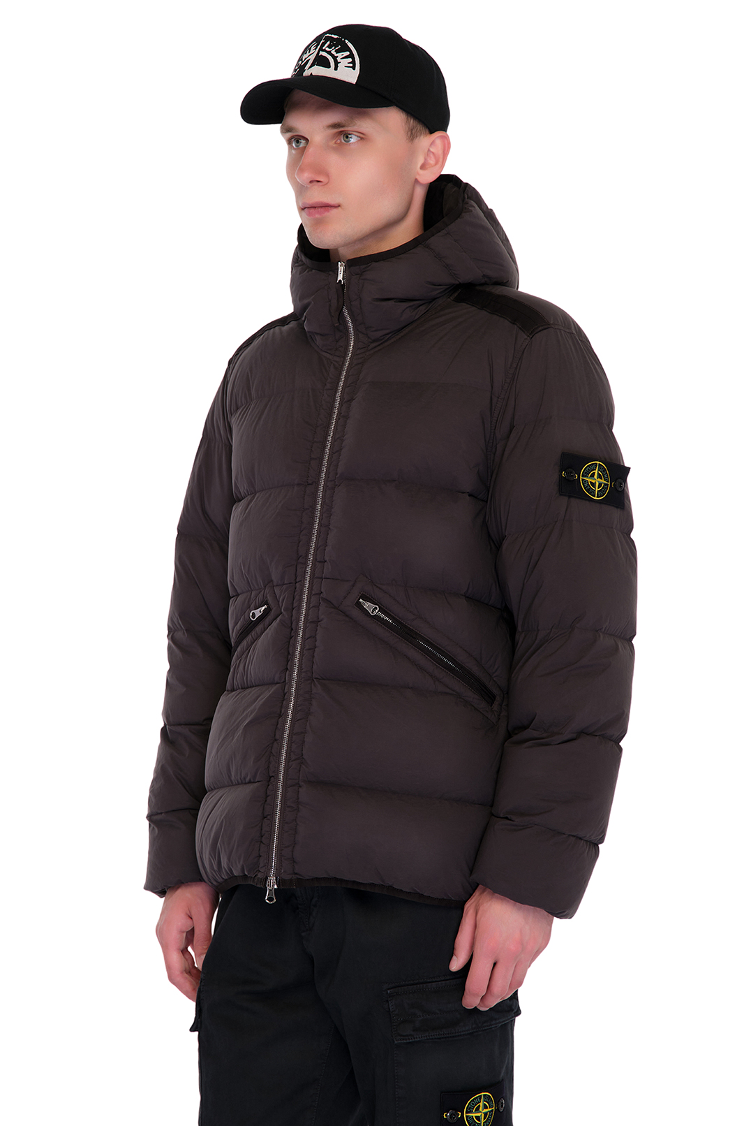 Пуховик з капюшоном STONE ISLAND STm24043