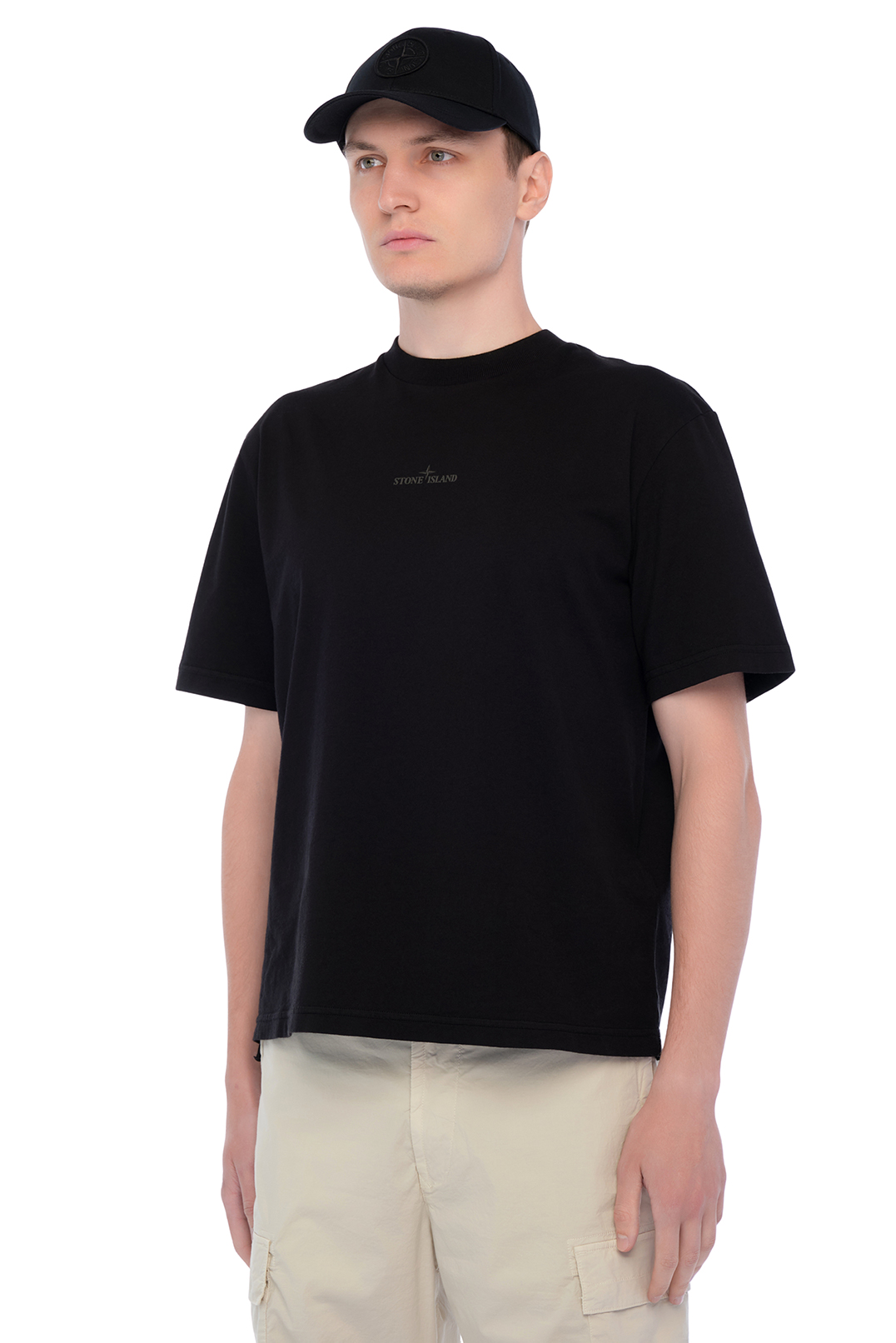 Футболка з принтом STONE ISLAND STm25008