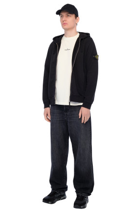STONE ISLAND Худі на блискавці