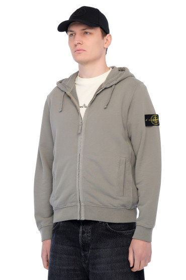 Купить оригинал Худі на блискавці STm25035 от бренда STONE ISLAND Худі на блискавці STONE ISLAND STm25035