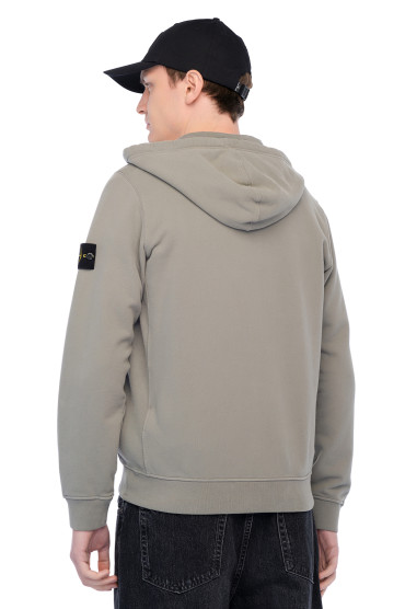 Купить оригинал Худі на блискавці STm25035 от бренда STONE ISLAND Худі на блискавці STONE ISLAND STm25035