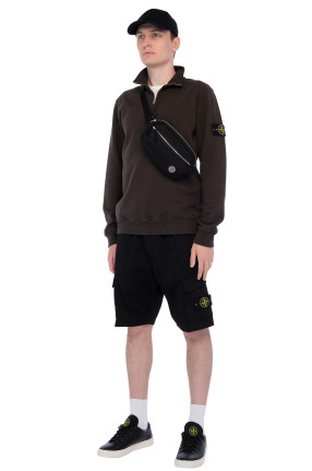 STONE ISLAND Світшот на блискавці