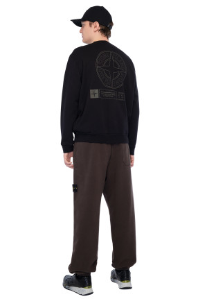 STONE ISLAND Світшот з принтом