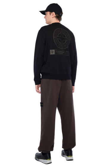 Купить оригинал Світшот з принтом STm25066 от бренда STONE ISLAND Світшот з принтом STONE ISLAND STm25066