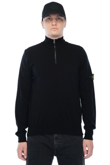 Купить оригинал Светр на блискавці STm26027 от бренда STONE ISLAND Светр на блискавці STONE ISLAND STm26027