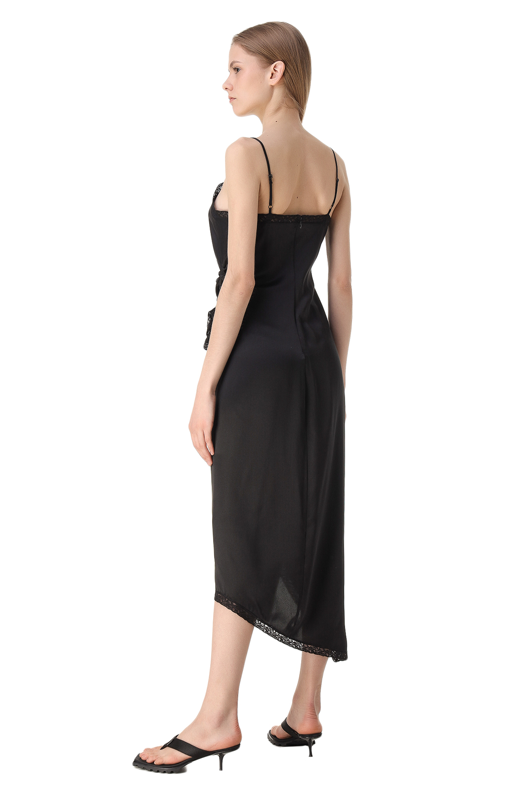 Асиметрична сукня-комбінація ALEXANDER WANG TAW11017