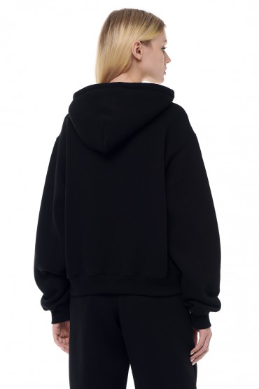 Худі oversize з логотипом ALEXANDER WANG TAW13006