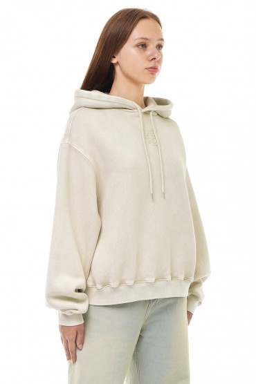 Худі oversize з логотипом ALEXANDER WANG TAWP23016