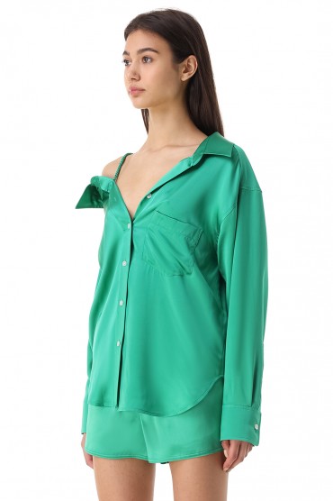 Асиметрична шовкова блуза ALEXANDER WANG TAWp12020