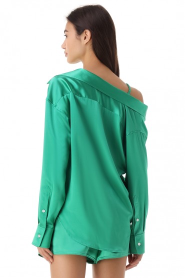 Асиметрична шовкова блуза ALEXANDER WANG TAWp12020