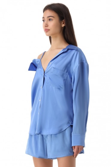 Асиметрична шовкова блуза ALEXANDER WANG TAWp12021