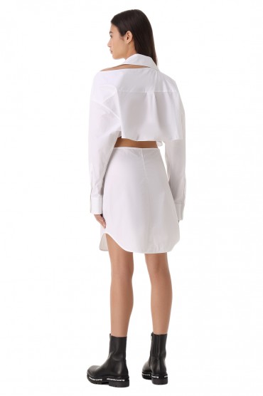 Асимметричное платье-рубашка ALEXANDER WANG TAWp12024 