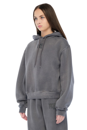 Худі oversize з логотипом ALEXANDER WANG TAWp15002