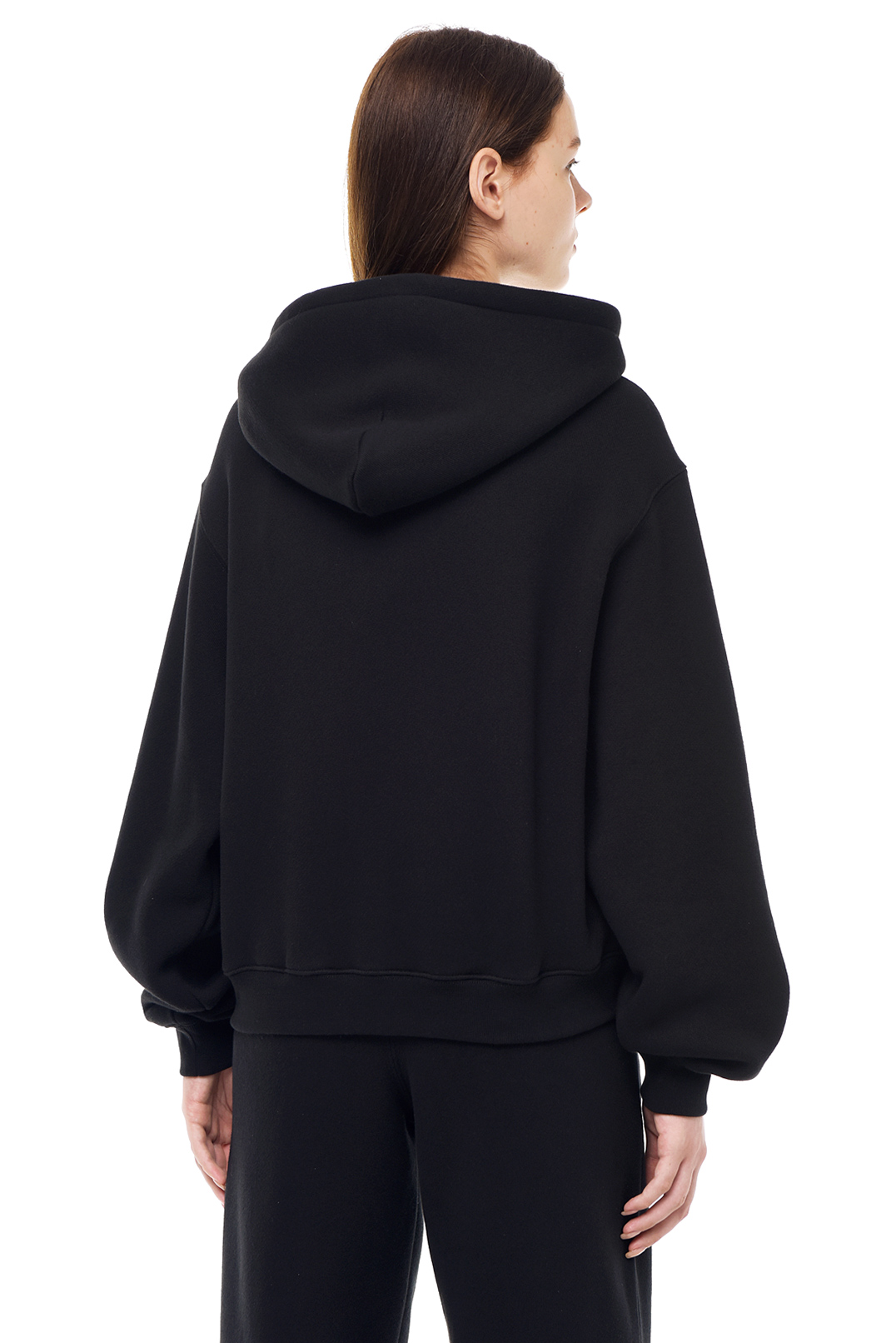 Худі oversize з логотипом ALEXANDER WANG TAWp23004