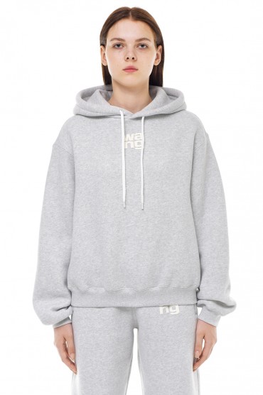 Худі oversize з логотипом ALEXANDER WANG TAWp23005